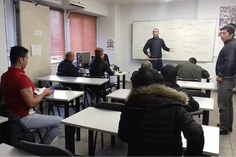 Atelier linguistique communautaire à Athènes